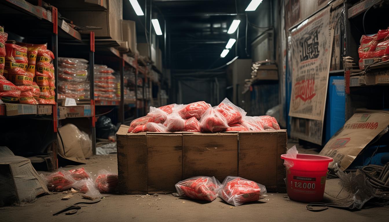 宝兴县惊现食品造假骗局！低价牛肉干竟是鸡肉冒充？(图5)