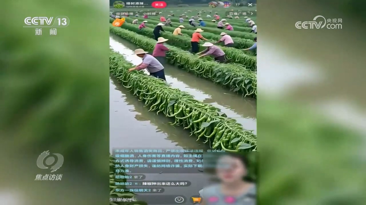 焦点访谈｜真假难辨 警惕AI带货“李鬼”！(图2)