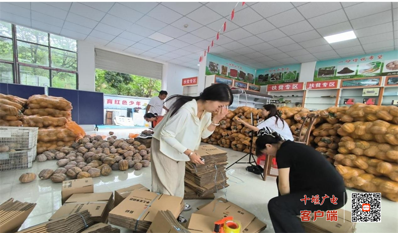 武当山特区：孵化基地助农带货直播 助力小企业大丰收