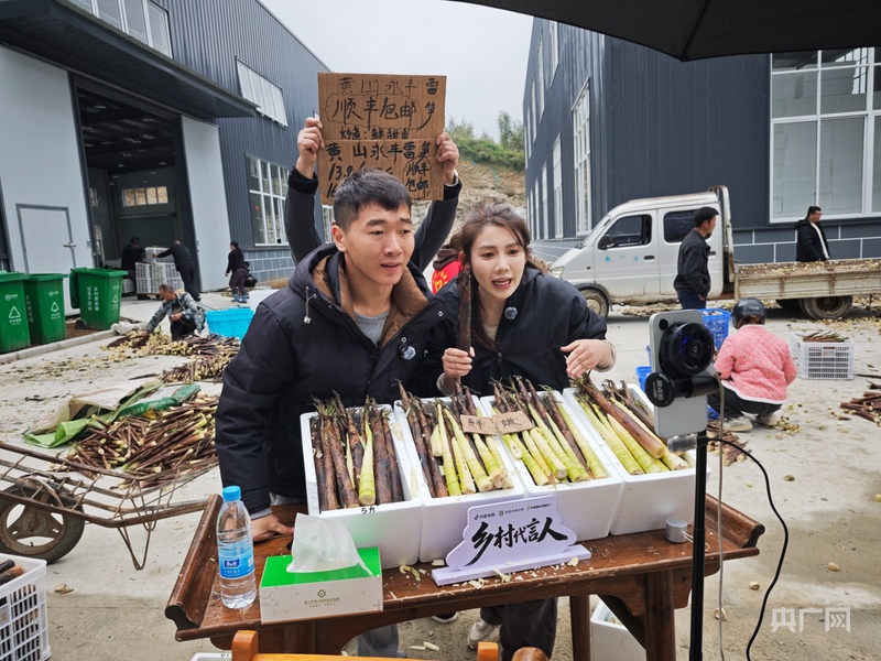 地标中国丨引流量 育留量： 黄山区“借梯登高”探索乡村直播新路
