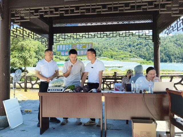 云端拓销路 果香飘四方——歙县桂林镇创新模式开展直播助农(图1)